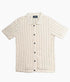Textured short sleeve polo shirt